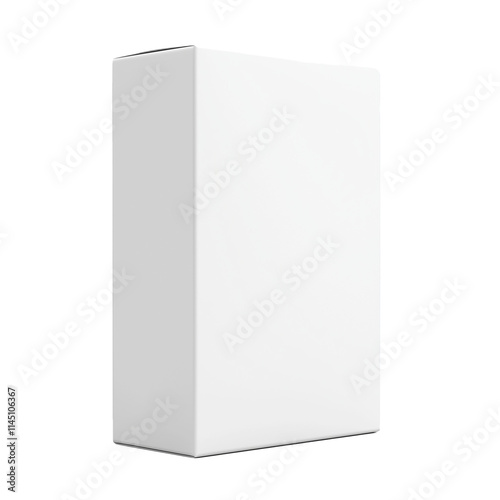 white box isolated on white