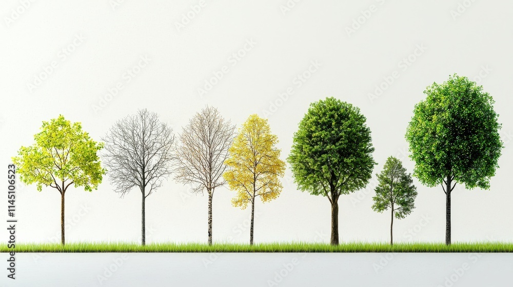 Aligning urban trees in two rows of six city park nature photography green environment aerial view urban forestry concepts for sustainable cities Aligning urban trees in two rows of six city park nature photography green environment aerial view urban forestry concepts for sustainable cities