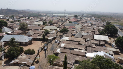 View of a typical community in Idu, Abuja, Nigeria 