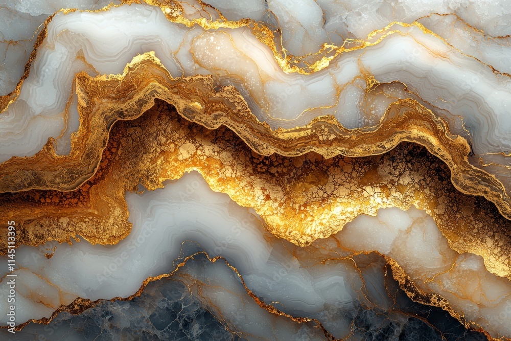 A detailed view of a marble surface featuring gold paint, ideal for use as a background or texture. A detailed view of a marble surface featuring gold paint, ideal for use as a background or texture.