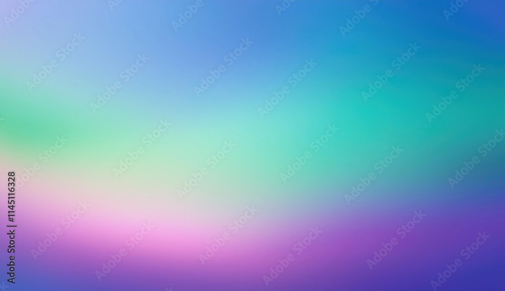 Blue, purple, green gradient. Soft pastel color gradient. Holographic blurred abstract background Blue, purple, green gradient. Soft pastel color gradient. Holographic blurred abstract background