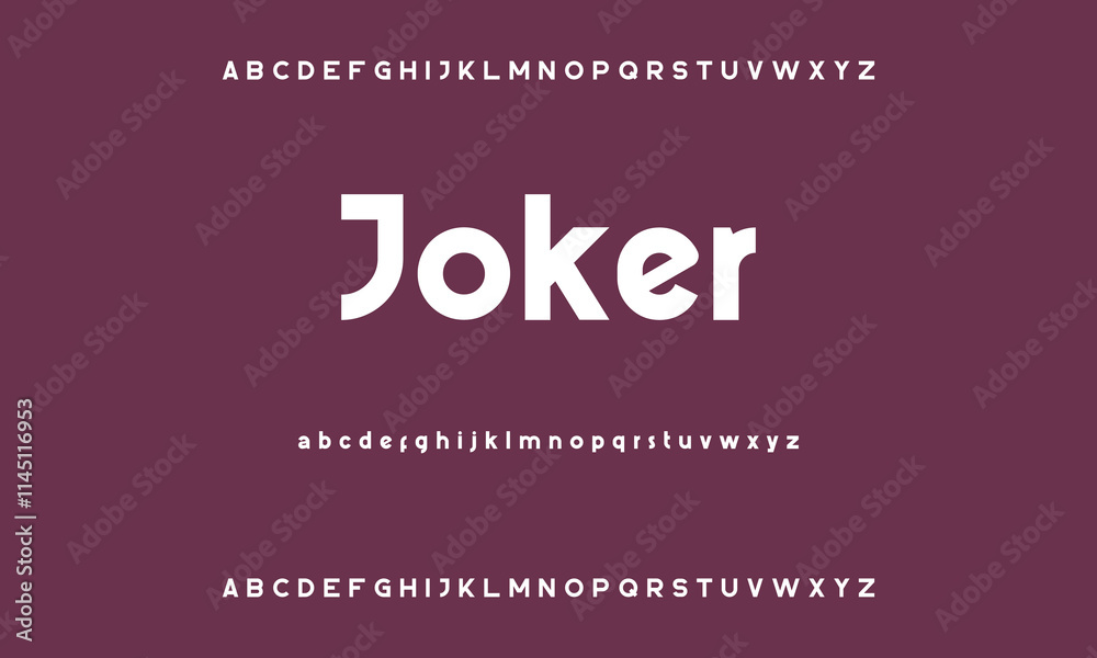 Modern Bold Font. Sans Serif Font. Regular Uppercase Lowercase Typography urban style alphabet fonts for fashion, sport, technology, digital, movie, logo design, vector illustration Modern Bold Font. Sans Serif Font. Regular Uppercase Lowercase Typography urban style alphabet fonts for fashion, sport, technology, digital, movie, logo design, vector illustration