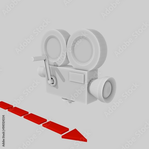 Camera Movement - Dolly (3D Camera with RGBA - transparent)