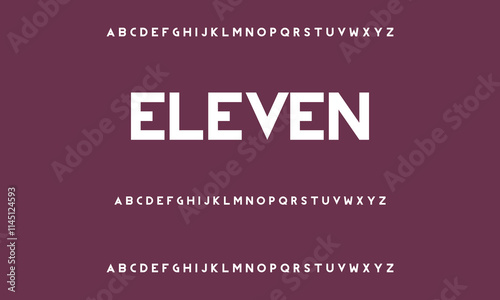 Sans serif font with vintage style typography. Alphabet vector font with Uppercase, lowercase, and number. Regular Bold font with uppercase dan lowercase variation.