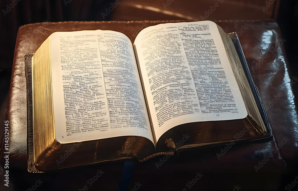 Fototapeta premium PNG Bible open book publication reading text.