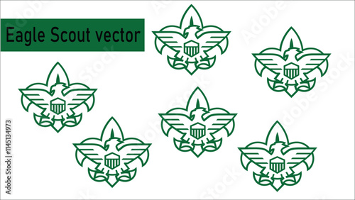 Scout vectors desgns set photo