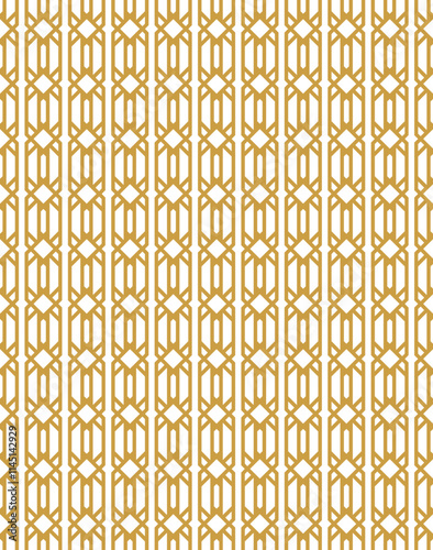 Seamless Repeat Geometric  Islamic Moroccan Pattern