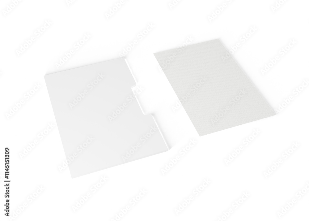 Professional Stationery Folder Mockup Professional Stationery Folder Mockup