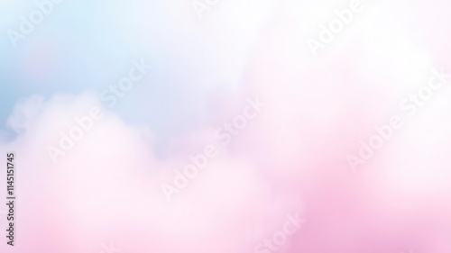 Wallpaper Mural Fuzzy pink, blue, and yellow gradient background resembling cotton candy, gentle, vibrant, cotton candy Torontodigital.ca