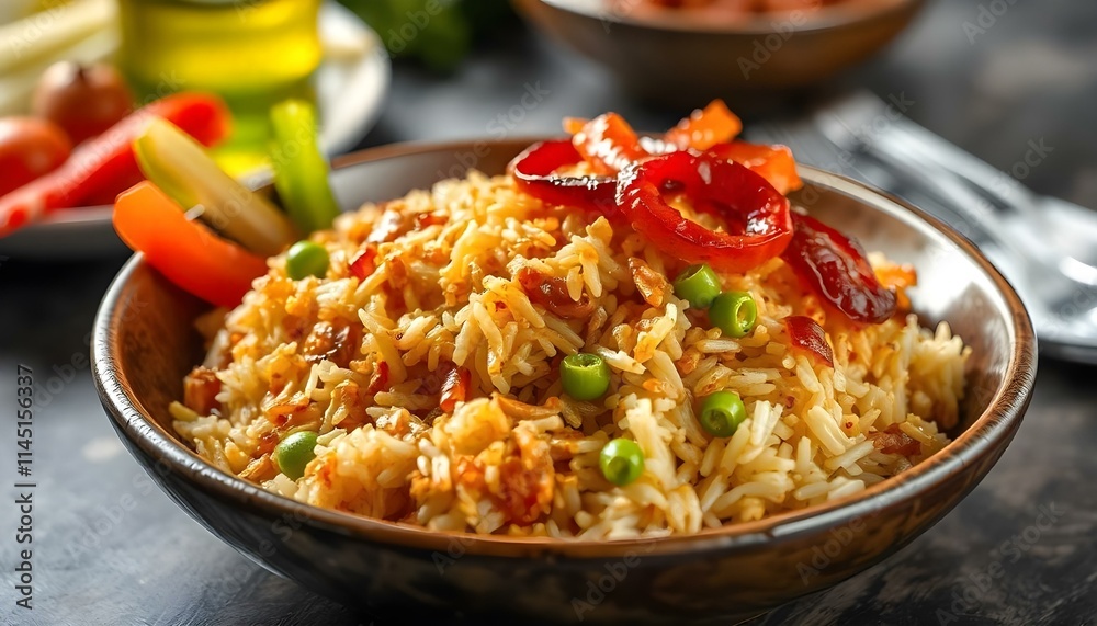 indonesian fried rice real photo photorealistic indonesian fried rice real photo photorealistic