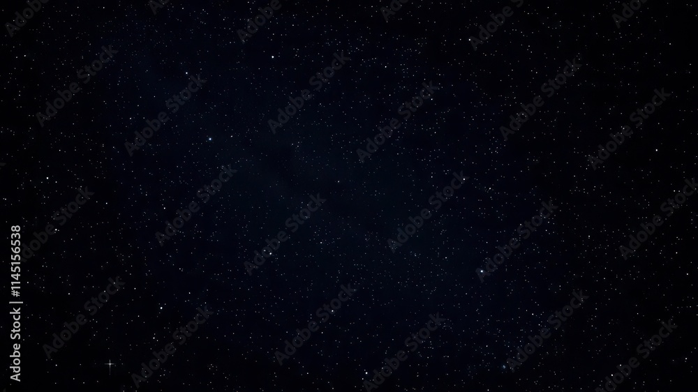 Fototapeta premium Night sky with stars sparkling on black background, stunning celestial display, serene, wonder