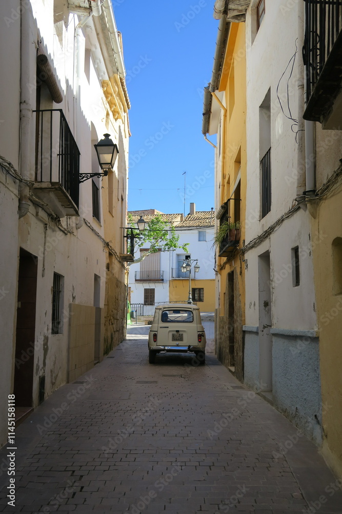 Fototapeta premium narrow street in the old city
