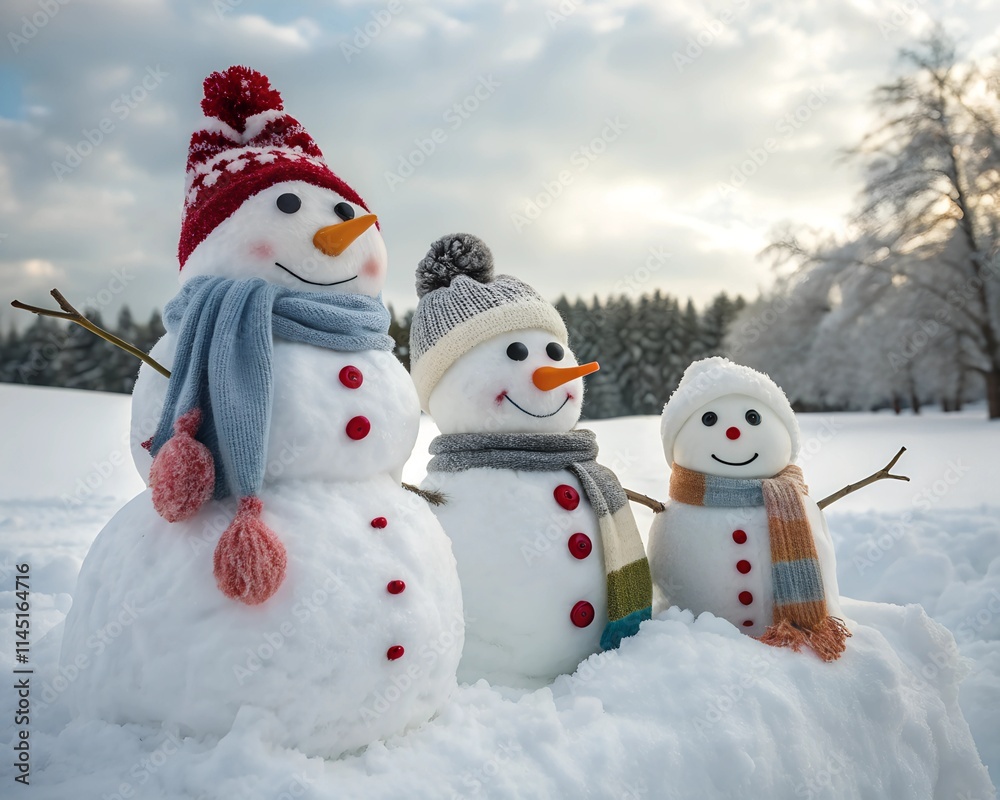 Fototapeta premium snowman