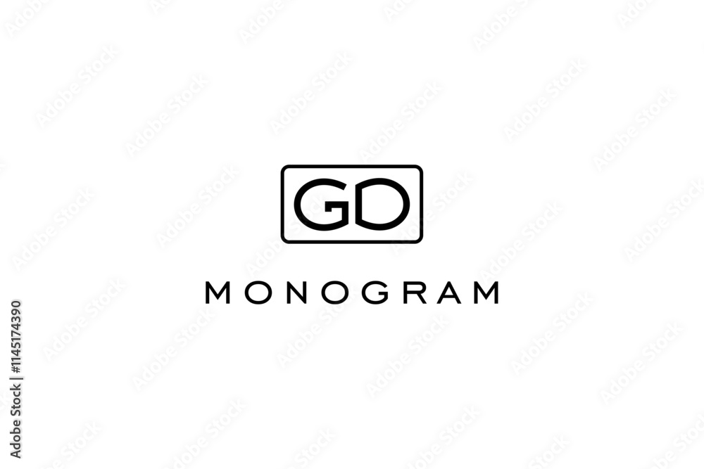 G and D monogram logo design solution G and D monogram logo design solution
