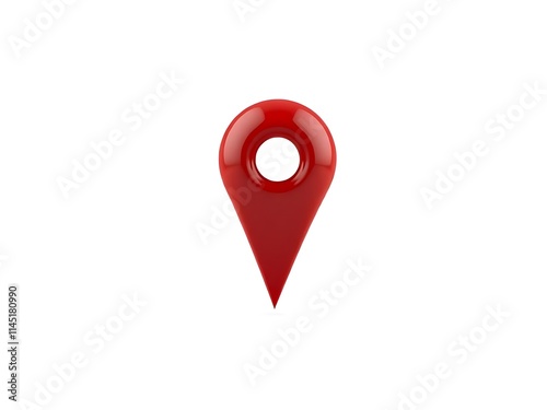 red map pointer