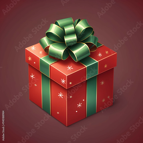 Christmas Gift Box Icon
