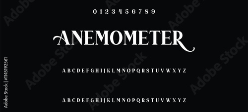 Luxury serif font in modern style, this typeface has a big set of ligatures and alternates and can be used for logos