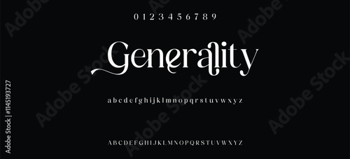 Luxury serif font in modern style, this typeface has a big set of ligatures and alternates and can be used for logos