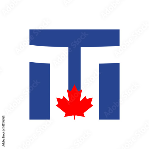 Flag of Toronto city, Canada