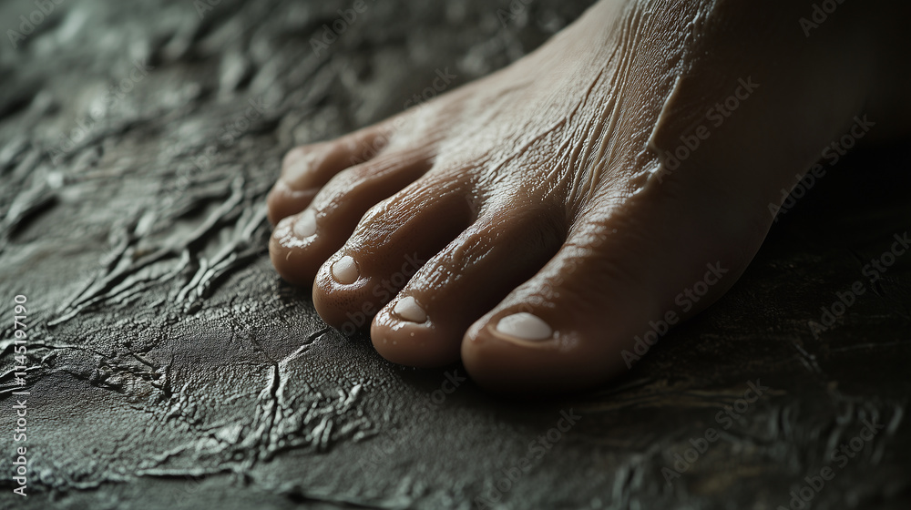 Fototapeta premium close up of foot