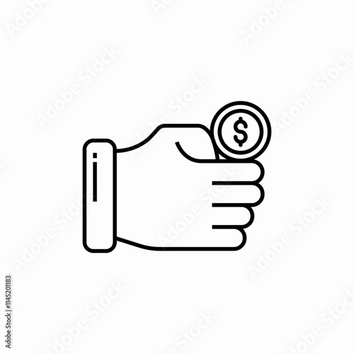 football soccer coin toss icon sign vector