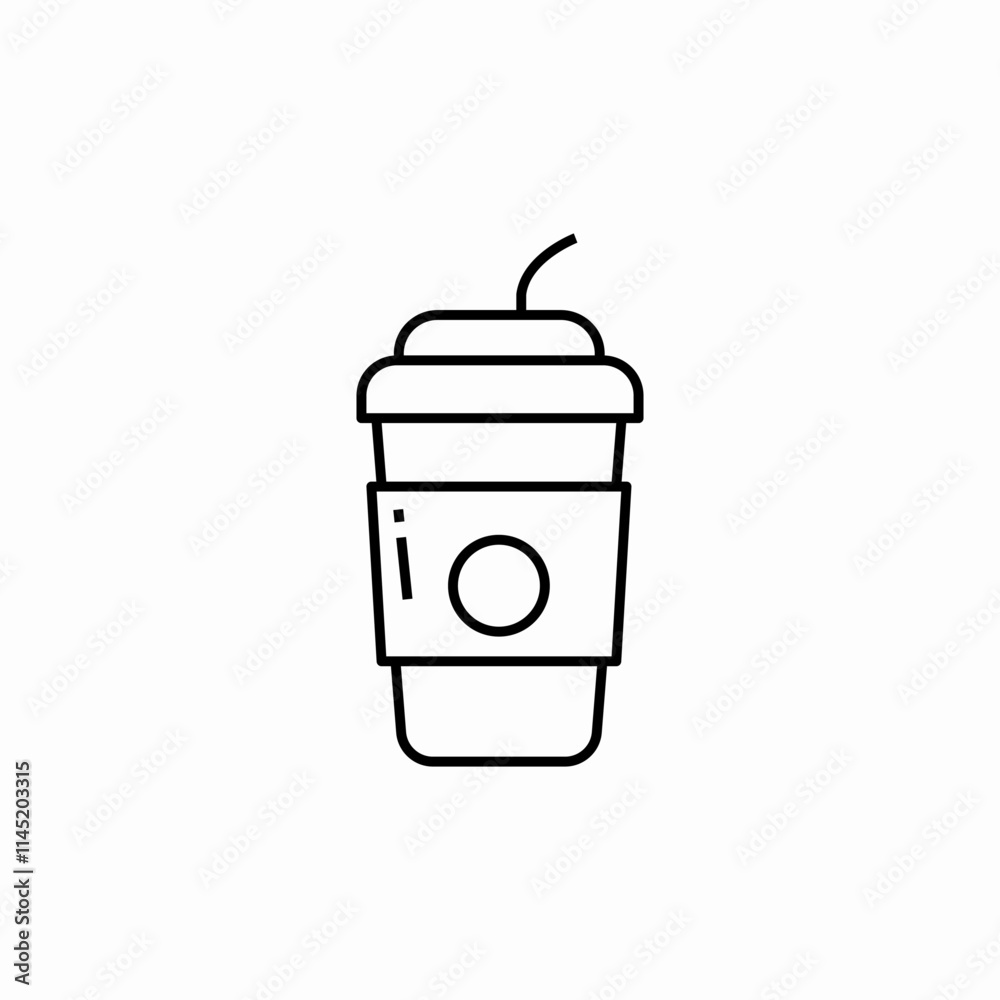 take away coffee icon sign vector take away coffee icon sign vector