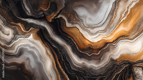 A mesmerizing, textured abstraction of earthy tones and rough, worn imperfections, generated through artificial. Lichenous. Illustration