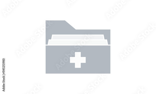 Health folder, Clipboard, Record, Note, Patient, Report, Healthy, History, Folder, Hospital, Information free vector image icon