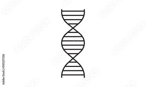 DNA, Cell, Medical, Gene, Helix, Health, Isolated, Care, Life, Science, Healthy free vector image icon