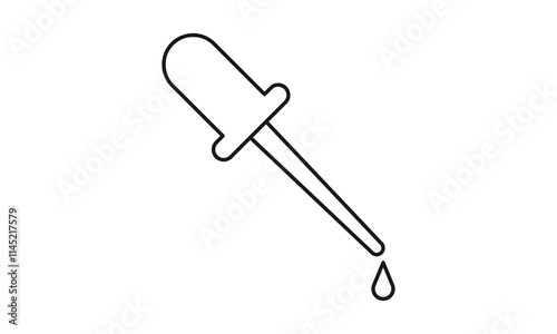 Dropper, Medicine, Health, Science, Chemistry, Liquid, Tube, Test, Experiment, Equipment free vector image icon