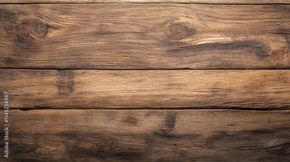 Naklejka premium Rustic Wooden Planks Background Texture for Design Projects