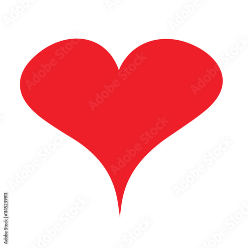 heart in red colour,heart icons,love heart. vector illustration