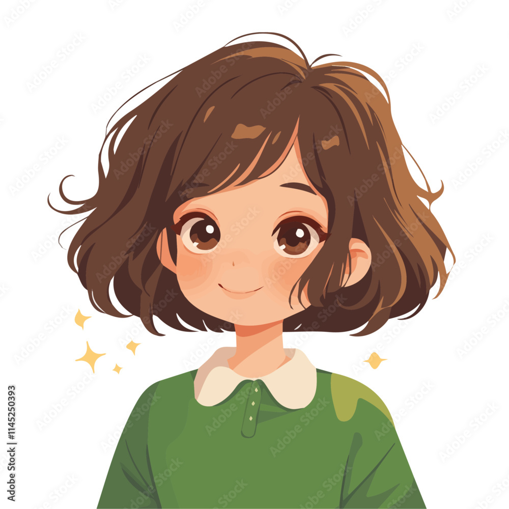 Choppy Short Cut – Bold and Trendy Short Hairstyle with Choppy Layers, Fashionable Women’s Haircut, Vector Art Illustration
Choppy Short Cut – Bold and Trendy Short Hairstyle with Choppy Layers, Fashionable Women’s Haircut, Vector Art Illustration