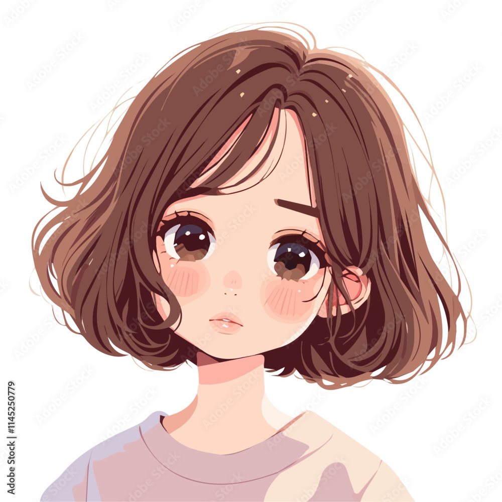 Choppy Short Cut – Bold and Trendy Short Hairstyle with Choppy Layers, Fashionable Women’s Haircut, Vector Art Illustration
Choppy Short Cut – Bold and Trendy Short Hairstyle with Choppy Layers, Fashionable Women’s Haircut, Vector Art Illustration