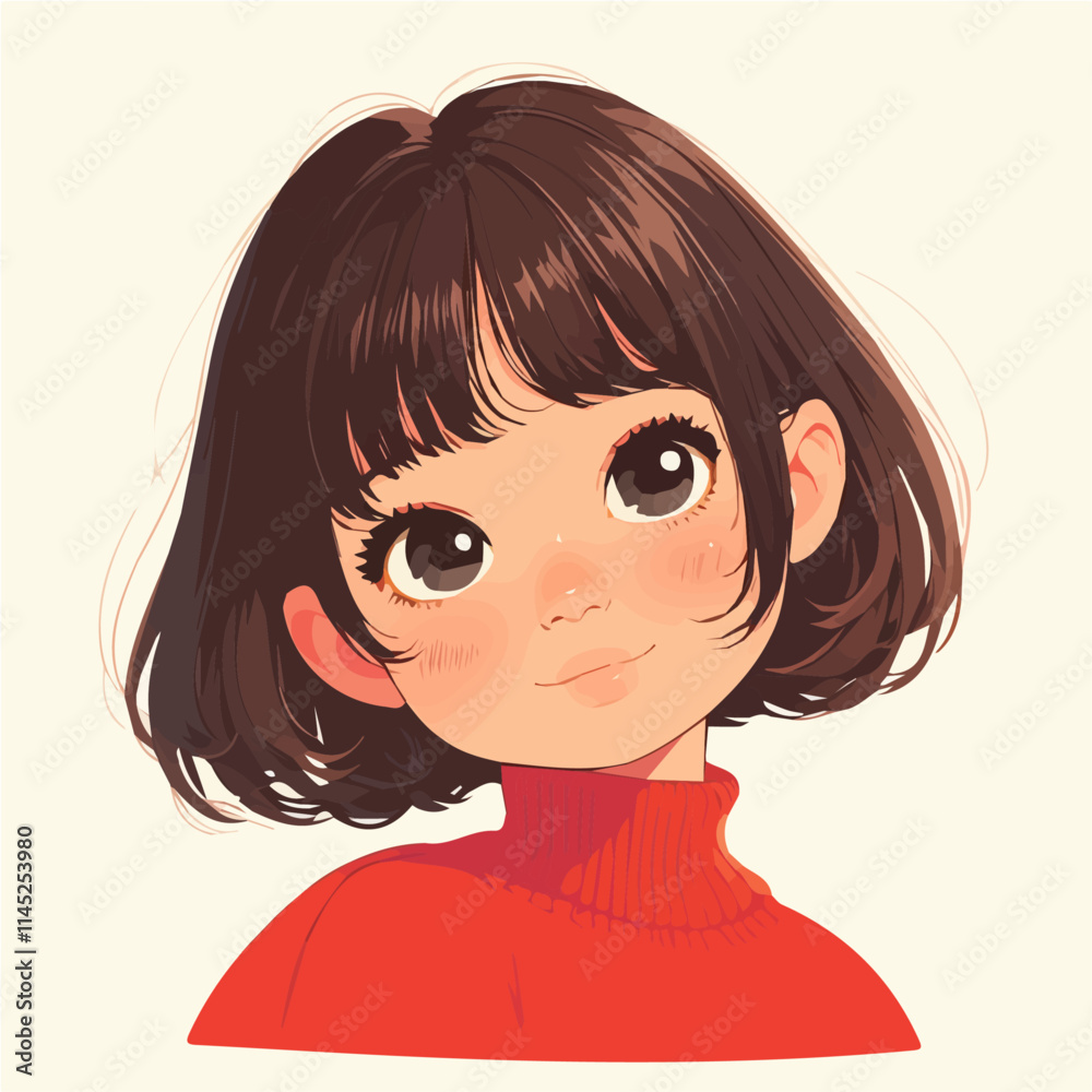 Straight with Side Part Hairstyle – A Perfect Combination of Smooth Texture, Style, and Elegance in Flat 2D Illustration
Straight with Side Part Hairstyle – A Perfect Combination of Smooth Texture, Style, and Elegance in Flat 2D Illustration