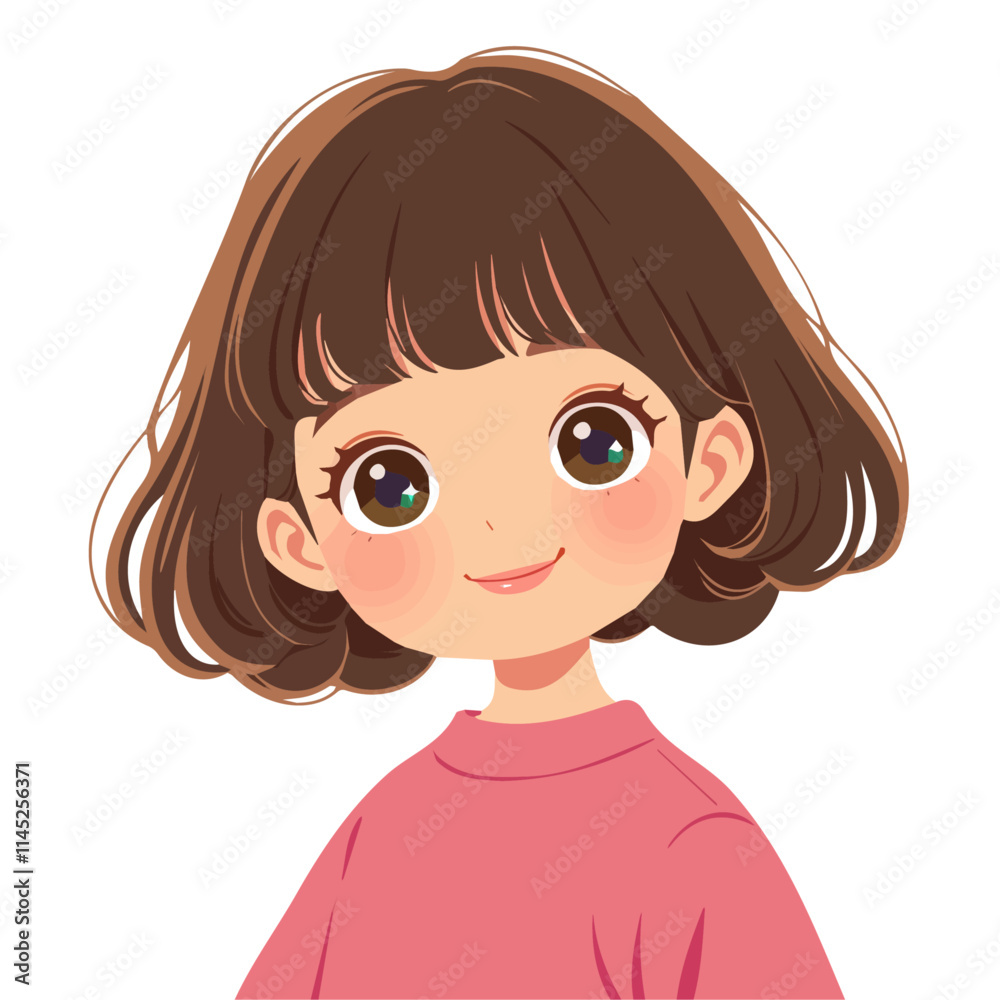 Wavy Bangs Hairstyle – A Stylish and Elegant Vector Illustration for Hair Design and Beauty
Wavy Bangs Hairstyle – A Stylish and Elegant Vector Illustration for Hair Design and Beauty