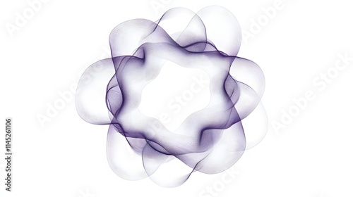 A scribble snake frame forming an abstract star shape with radiating snake-like lines. No background. Designed as a stylized vector element