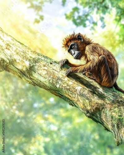 Primates of the Past Exploring the Lush Landscapes of the Miocene Epoch photo