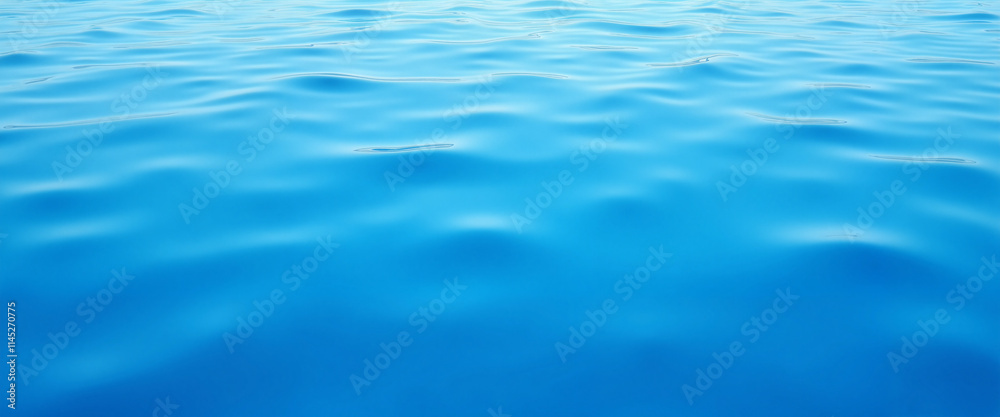 Calm blue water surface with gentle ripples Calm blue water surface with gentle ripples