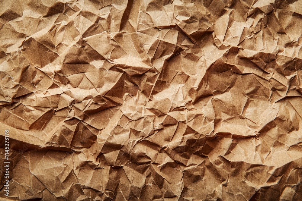 Image of Crumpled sheet of toned brown paper. Texture for background usage Image of Crumpled sheet of toned brown paper. Texture for background usage