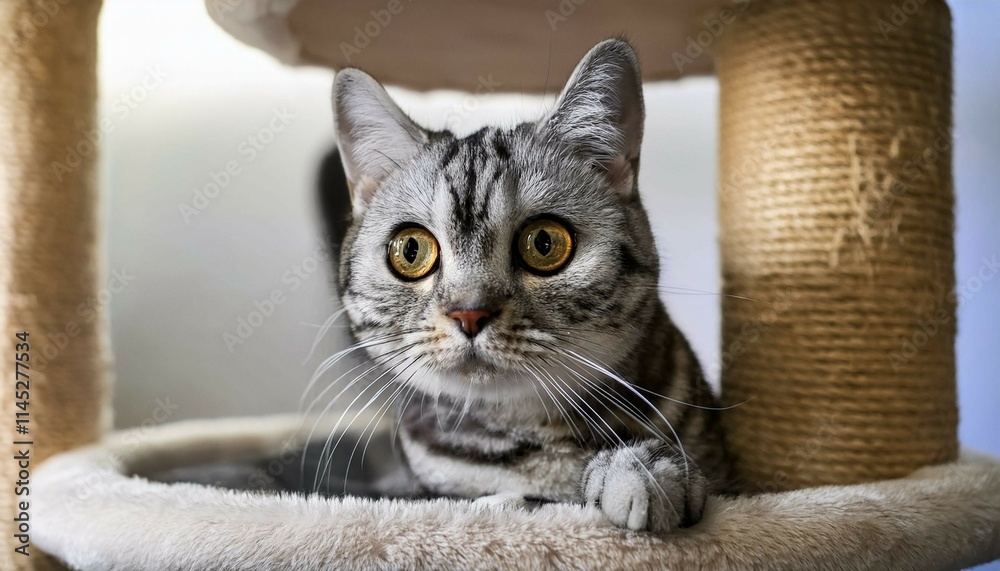 Obraz premium cat on a chair