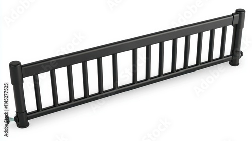 Pet Accessories Pet gate - Gate for restricting pets' access to certain areas of the home Isolated solo on plain background photo