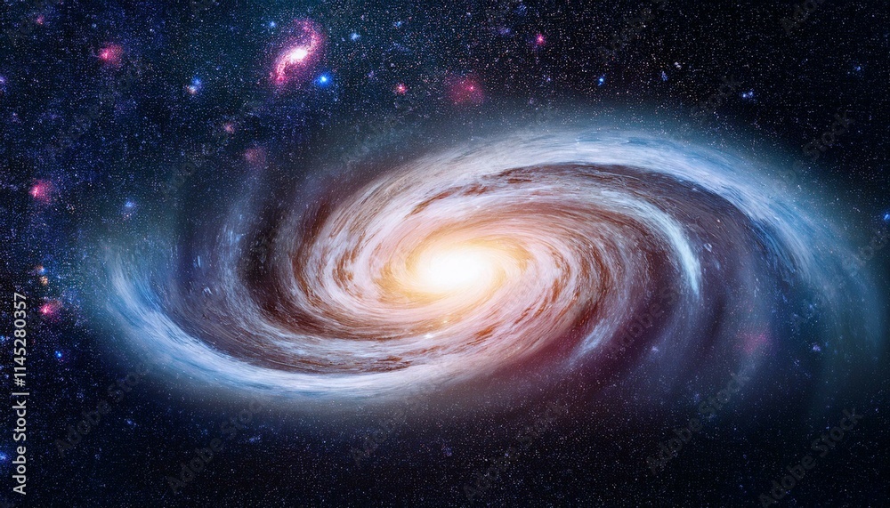 Fototapeta premium spiral galaxy in space