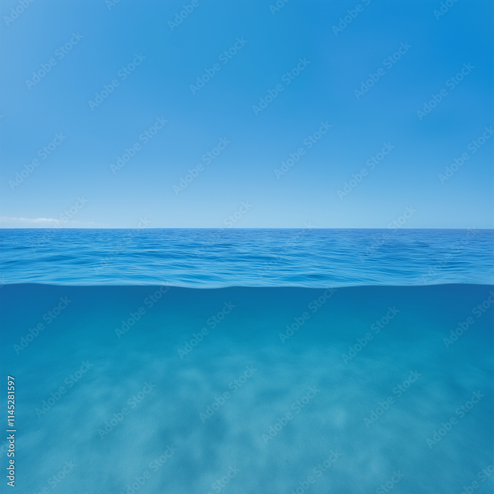 A Serene Ocean Wave Gently Rolling Across a Peaceful Surface A Serene Ocean Wave Gently Rolling Across a Peaceful Surface