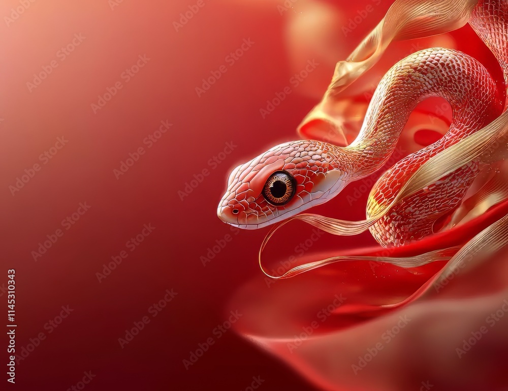 Fototapeta premium Celebrating the Year of the Snake