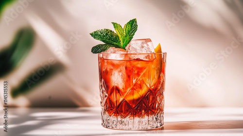 healthy fresh mojito drink