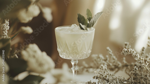 healthy fresh mojito drink
