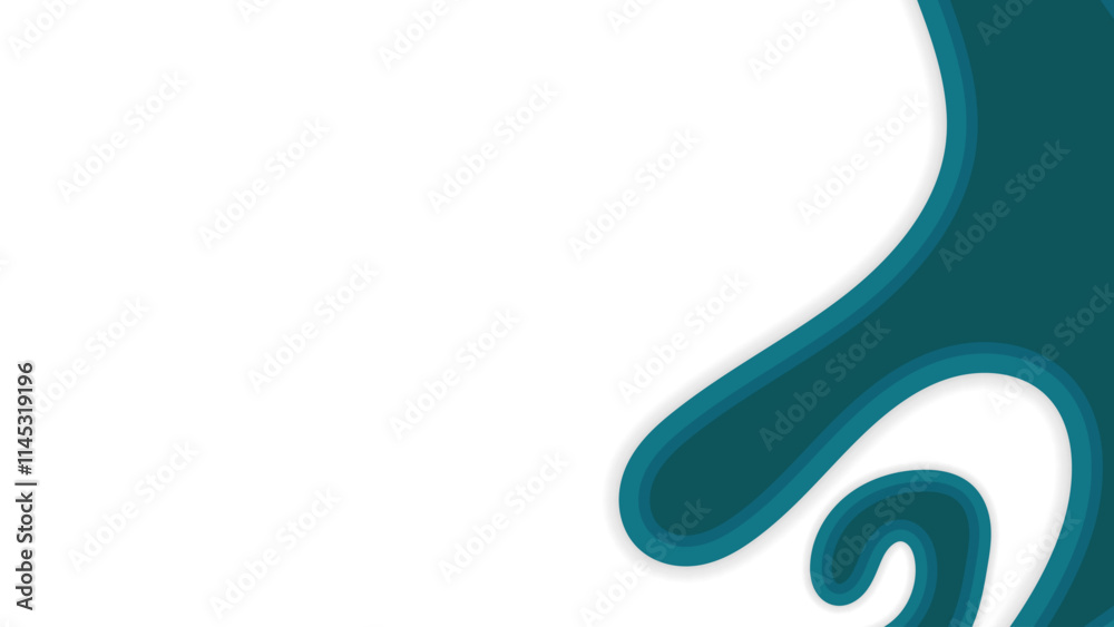 Modern fluid green on a clean white background. Perfect for modern website headers, business presentations, brochures. Modern fluid green on a clean white background. Perfect for modern website headers, business presentations, brochures.