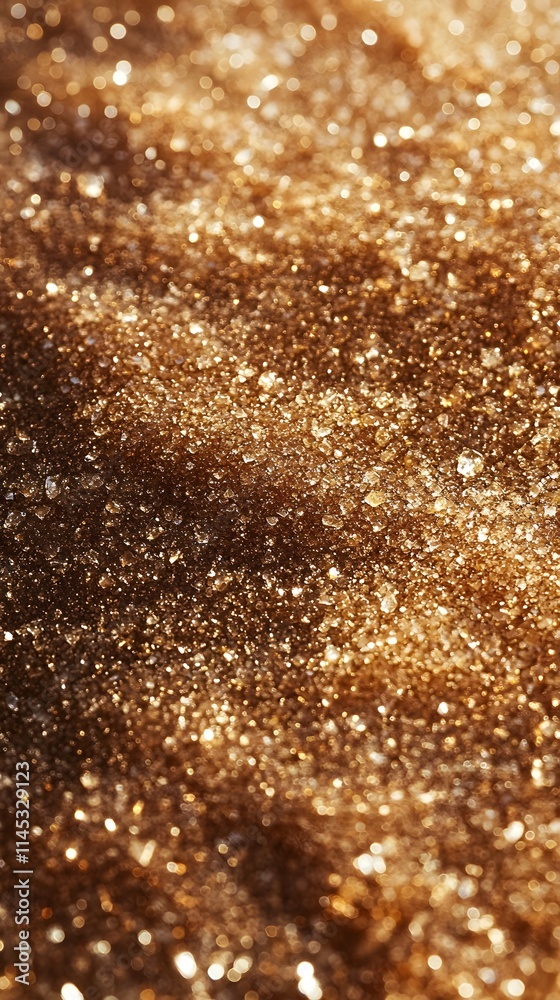 Golden Glitter Background Sparkling Shimmer Texture Golden Glitter Background Sparkling Shimmer Texture