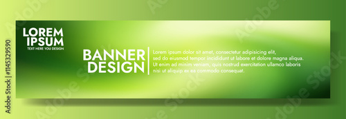 Green Gradient Background Template Modern Website Ad